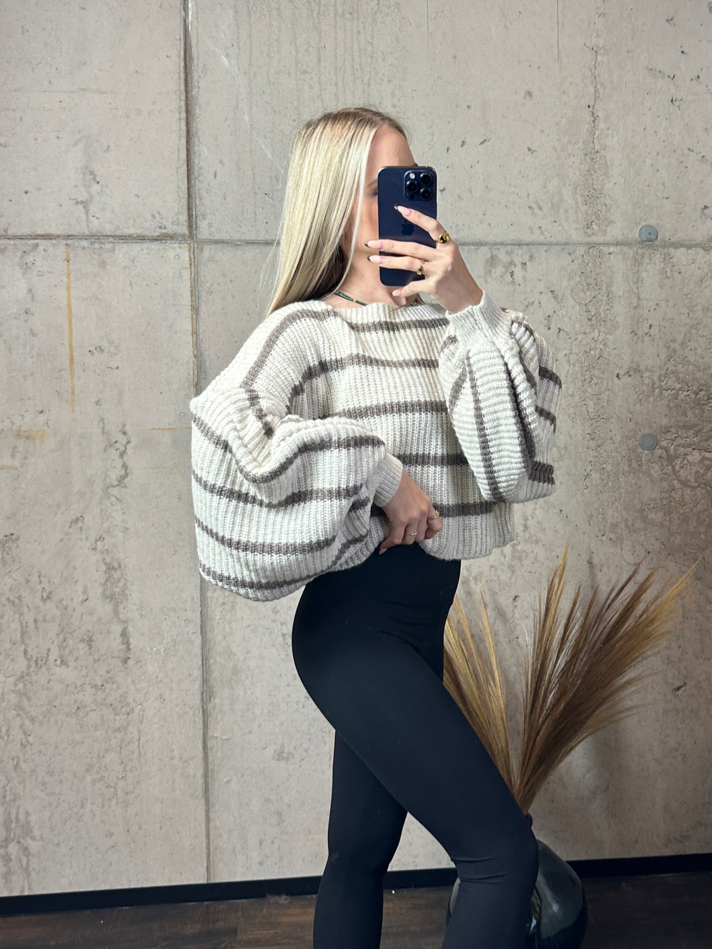 Pullover Beige/Braun