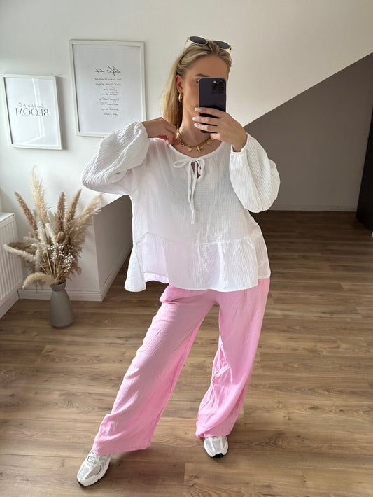 Leichte Hose "Hannah"Rosa