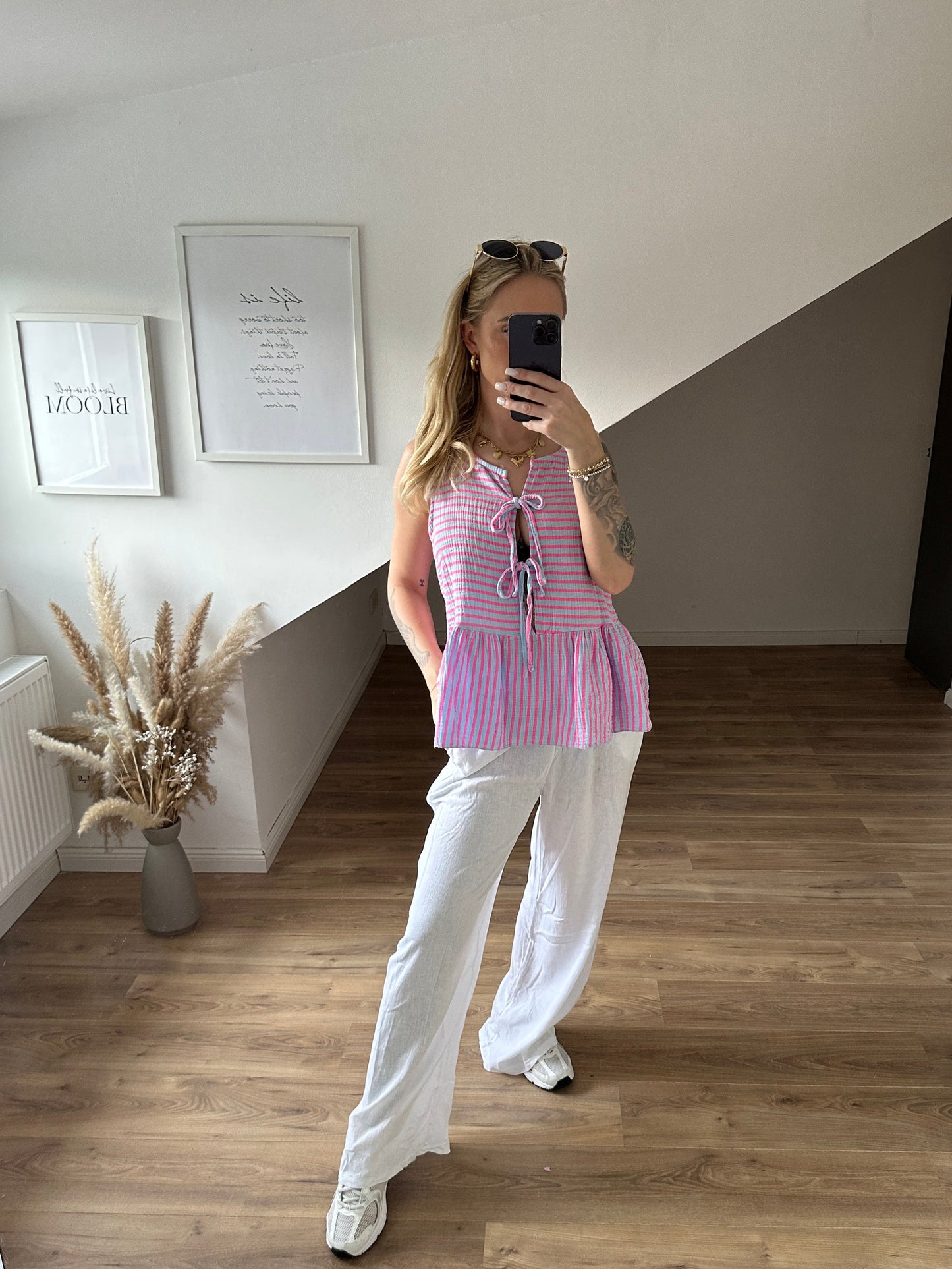Leichte Hose "Hannah"Gelb