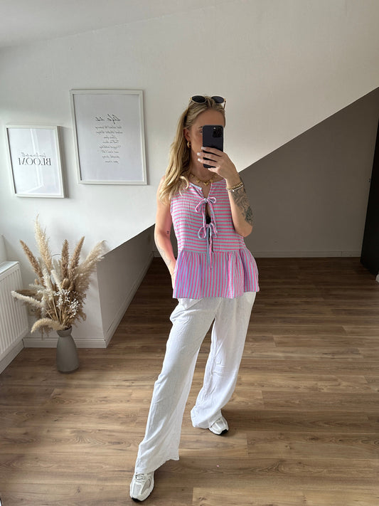 Leichte Hose "Hannah"Weiß