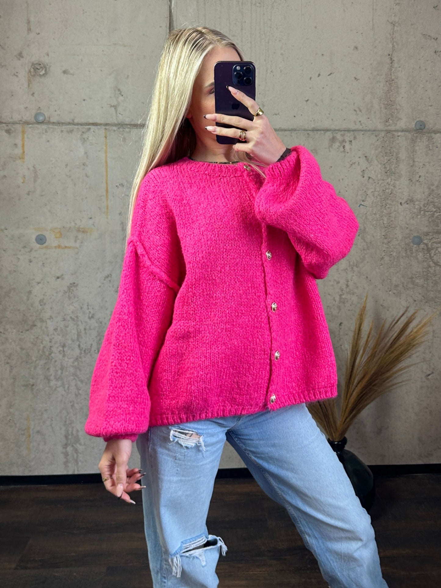 Nala mit Knöpfen Pink