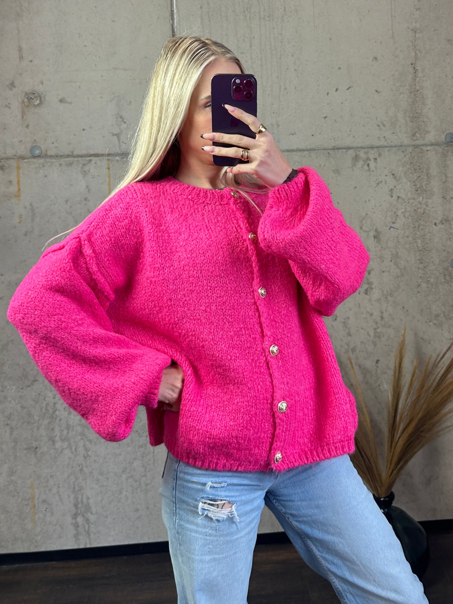 Nala mit Knöpfen Pink