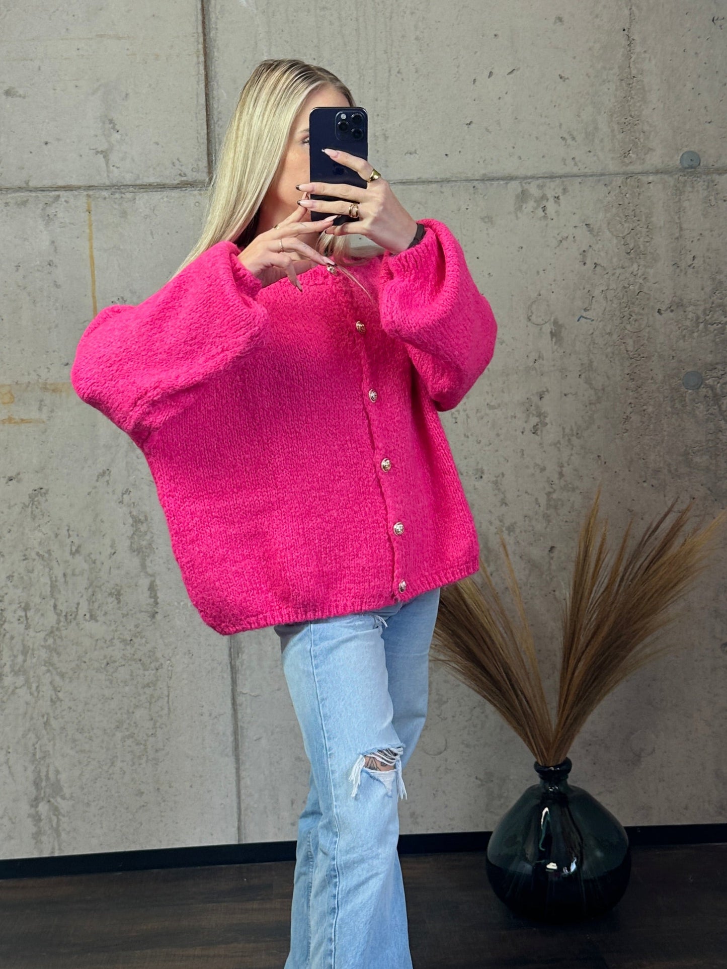 Nala mit Knöpfen Pink