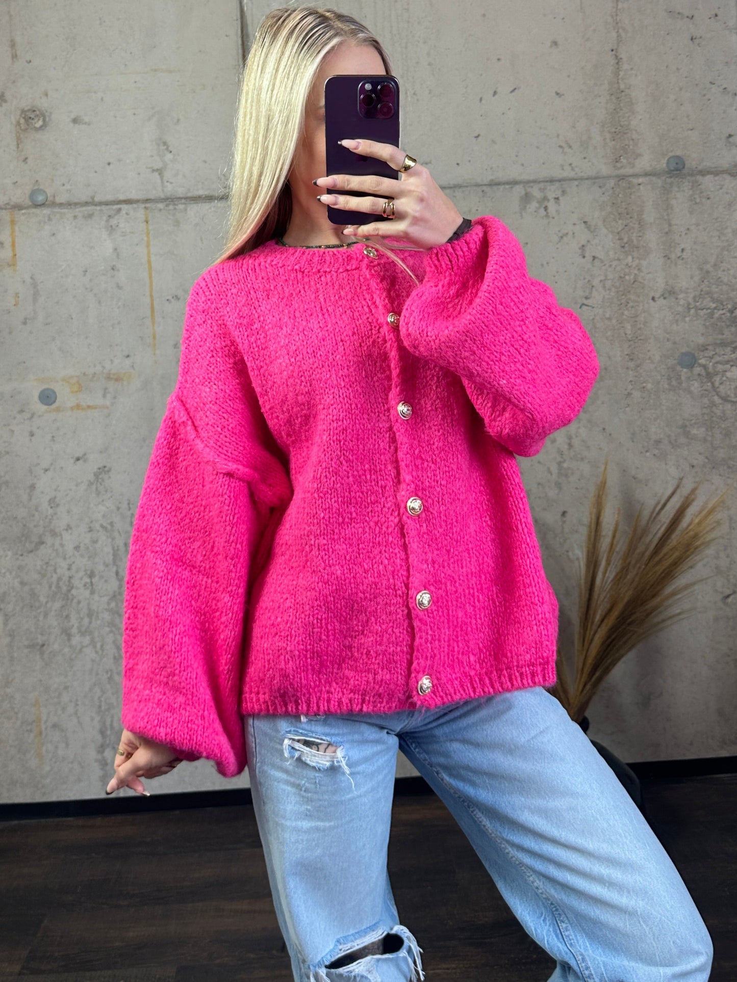 Nala mit Knöpfen Pink