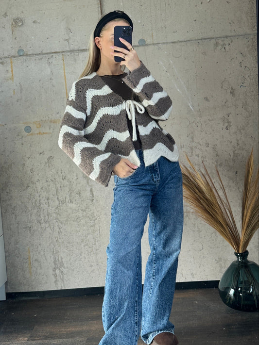 Cardigan Dreamwave Taupe Creme