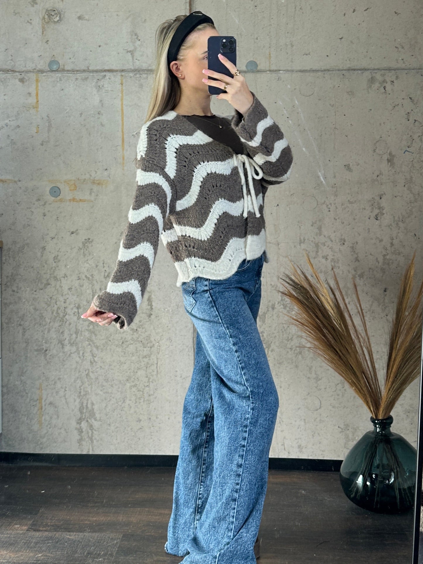 Cardigan Dreamwave Taupe Creme