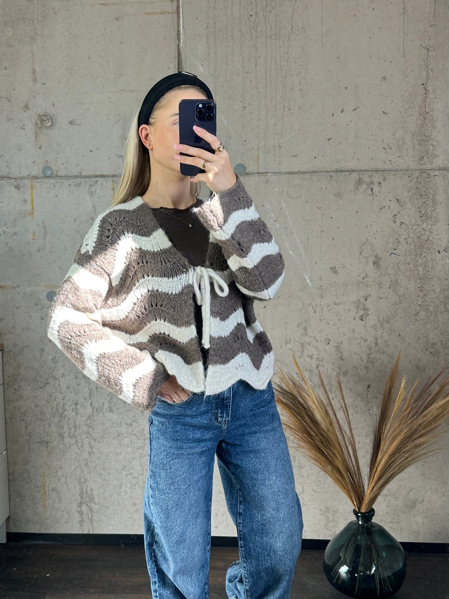 Cardigan Dreamwave Taupe Creme