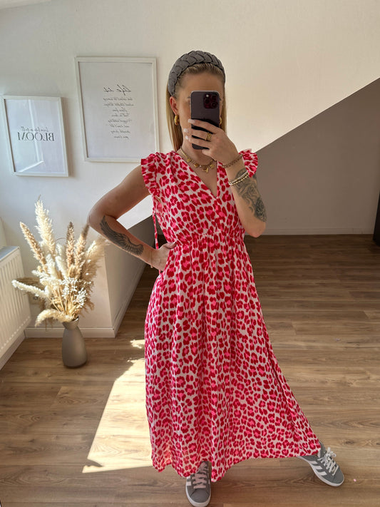 Leo Kleid "Sonya" Rot