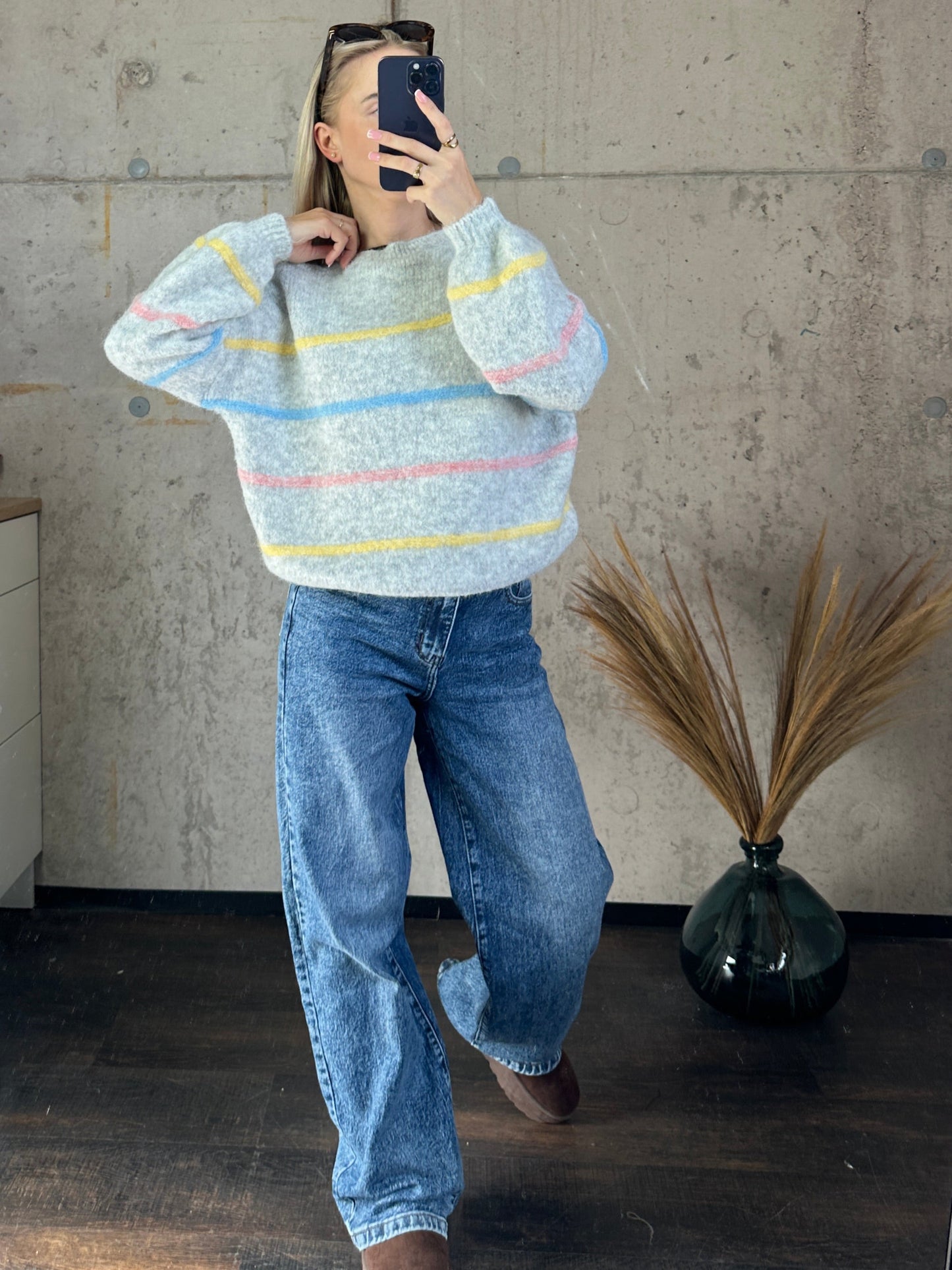 Pullover "Magda" Grau