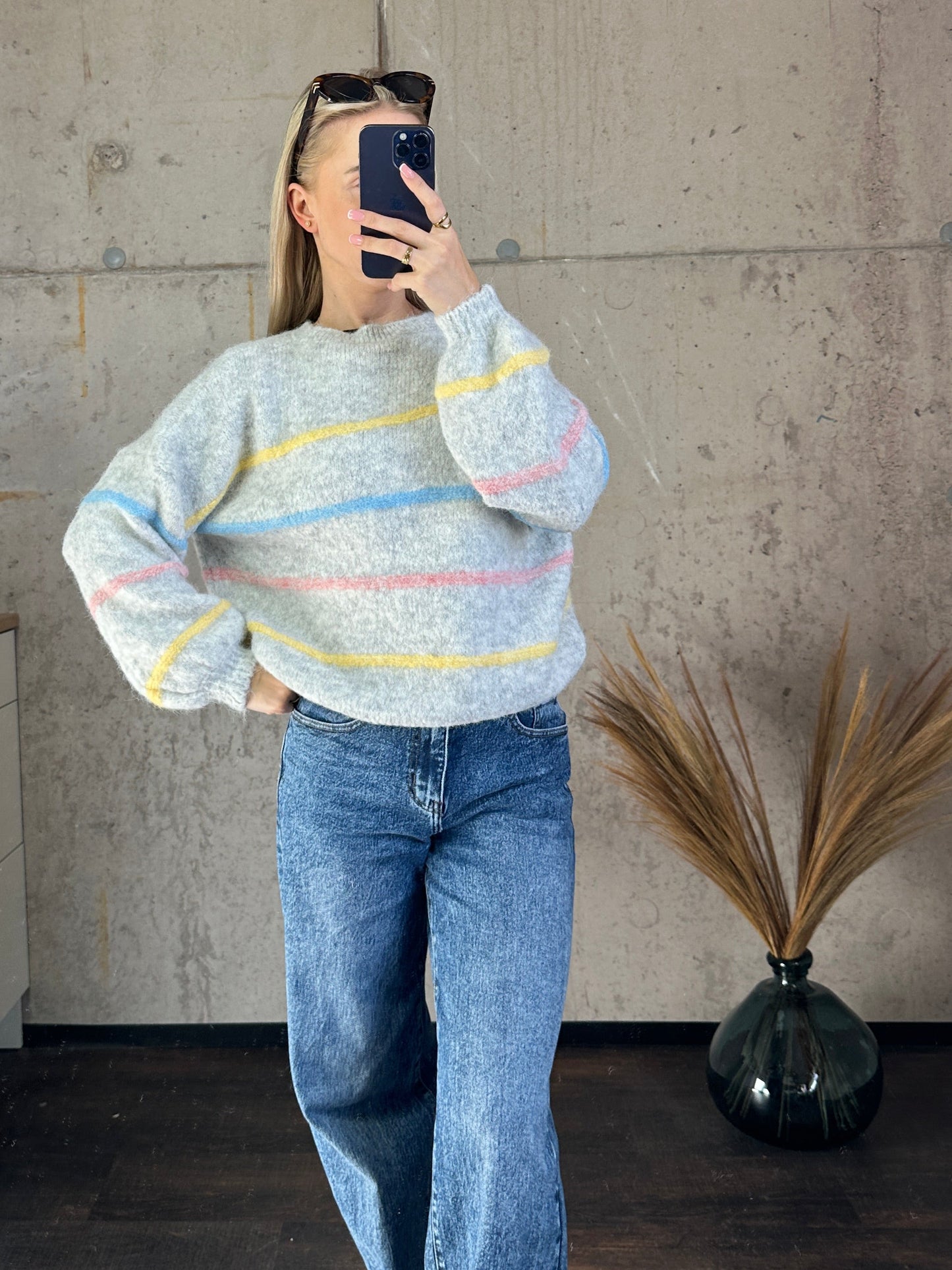Pullover "Magda" Grau