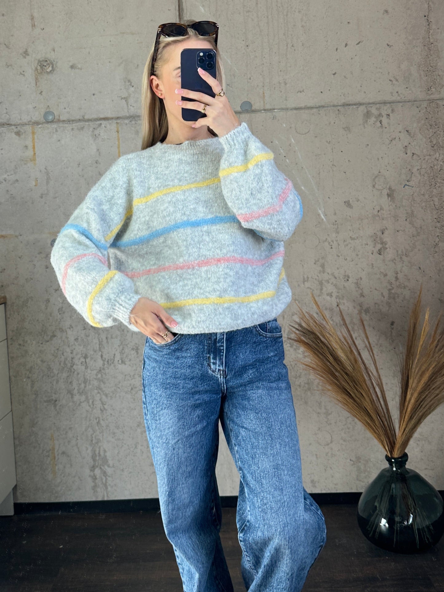 Pullover "Magda" Grau