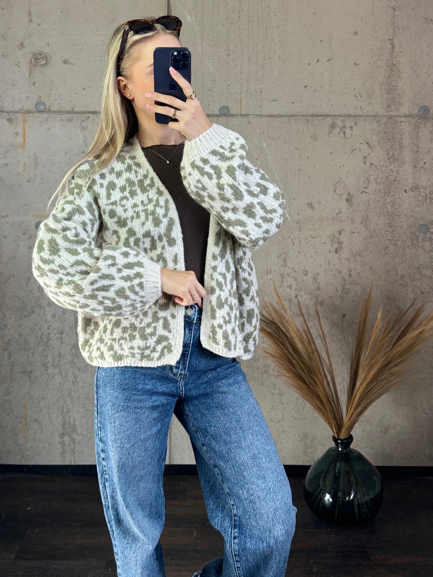 Cardigan "Cleo"Khaki