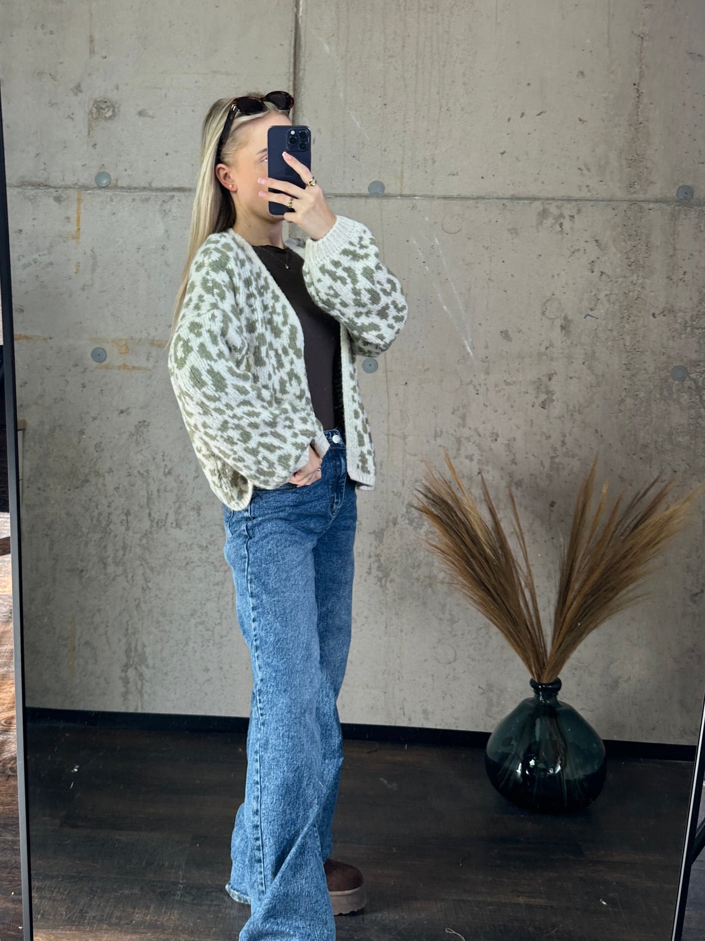Cardigan "Cleo"Khaki
