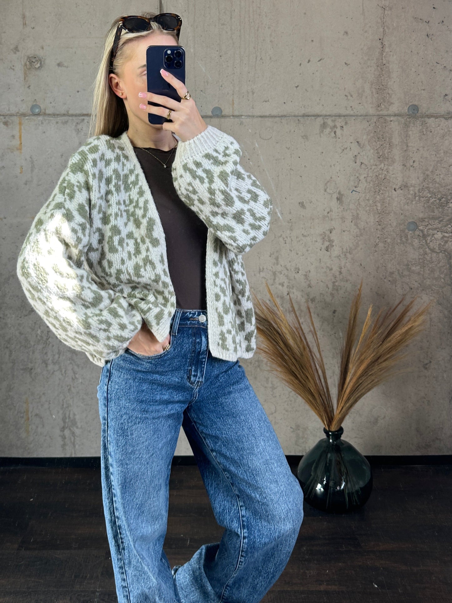 Cardigan "Cleo"Khaki