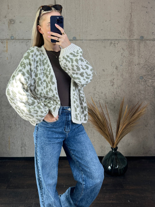 Cardigan "Cleo"Khaki