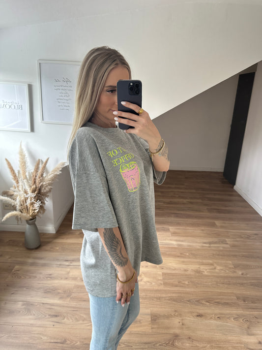 Out Of Office Shirt Grau