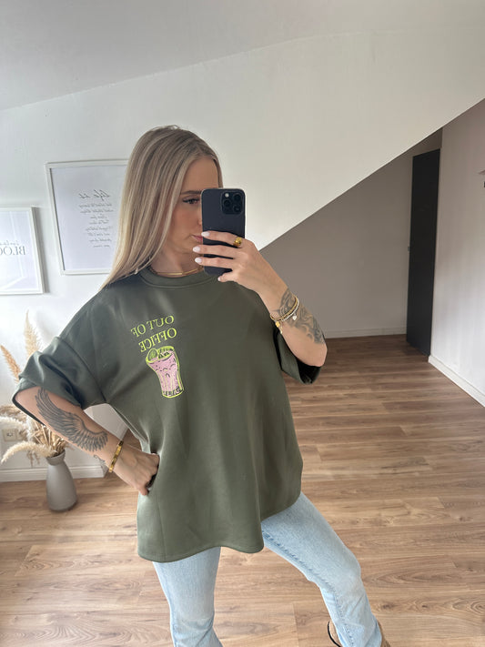 Out Of Office Shirt Khaki