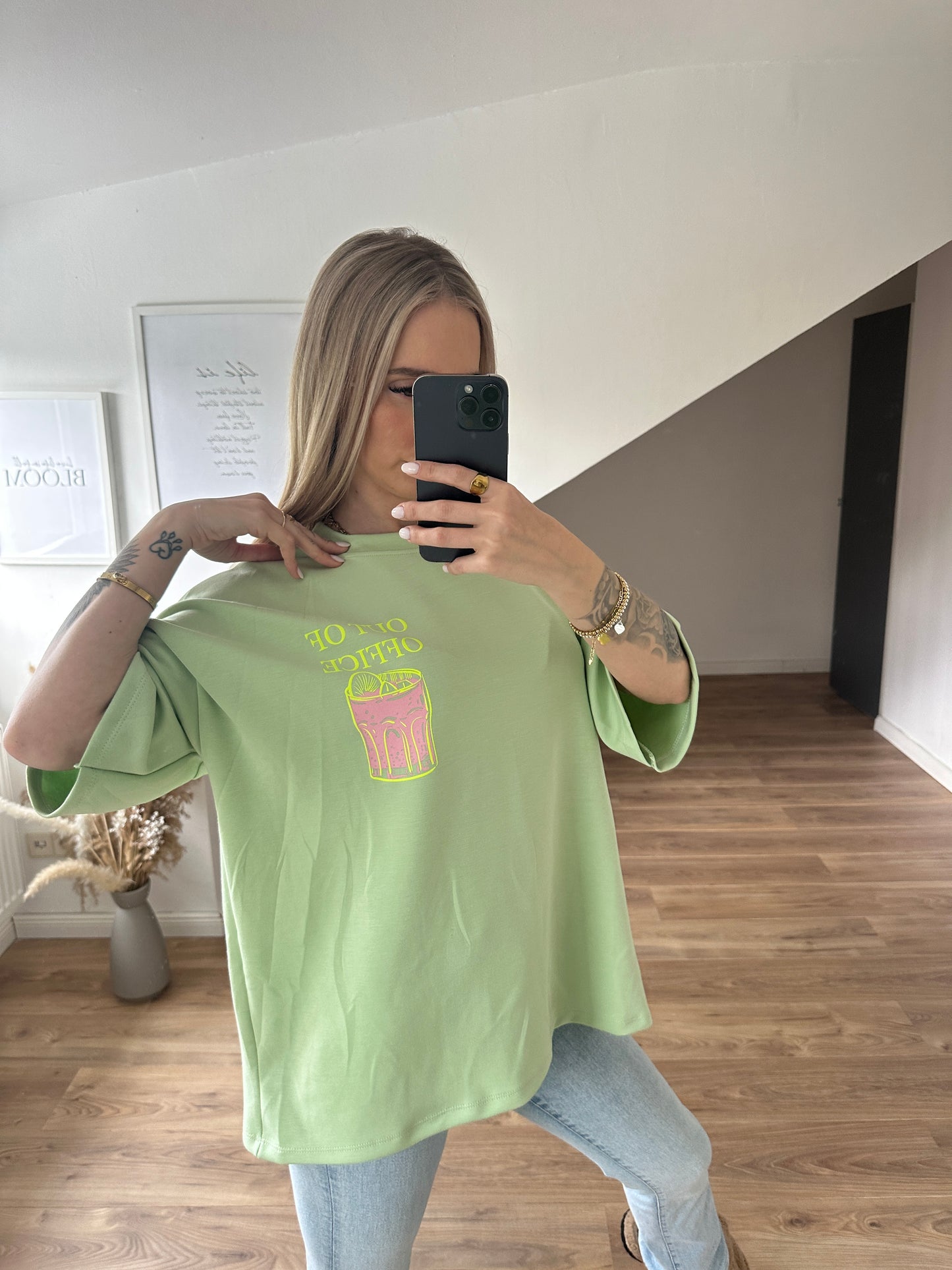 Out Of Office Shirt Grau