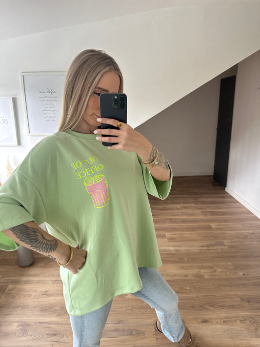 Out Of Office Shirt Mint