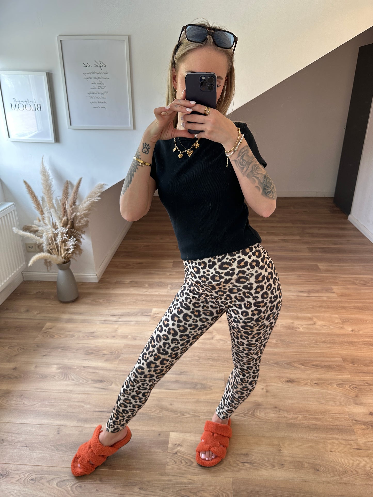 Leo Leggins Braun Lang