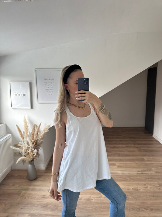 Top "Glitzi"Weiß