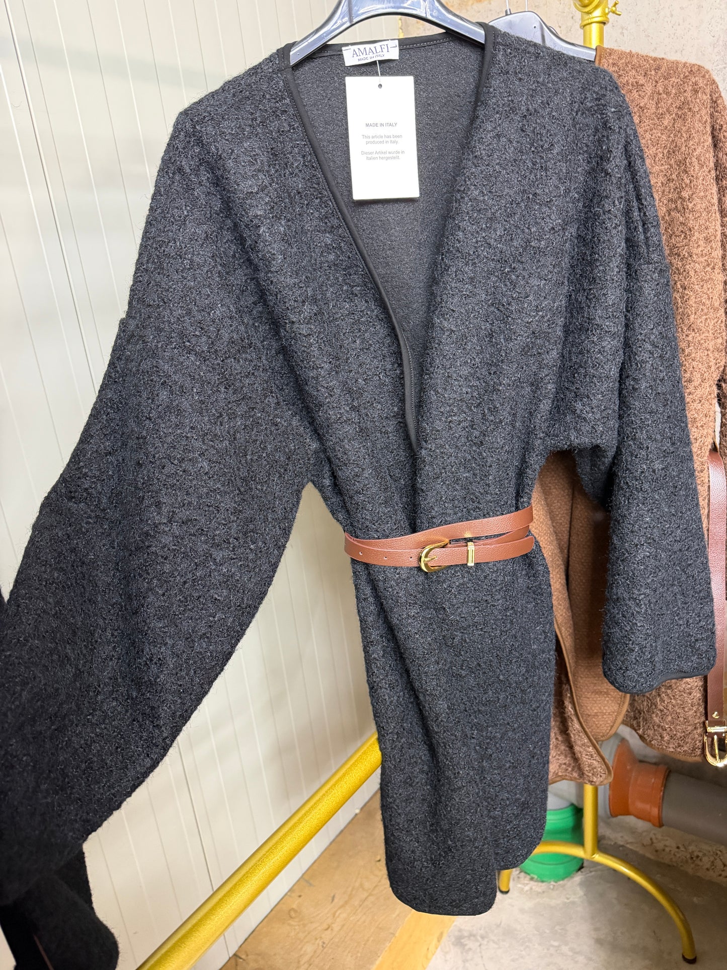 Cardigan mit Gürtel versch Farben