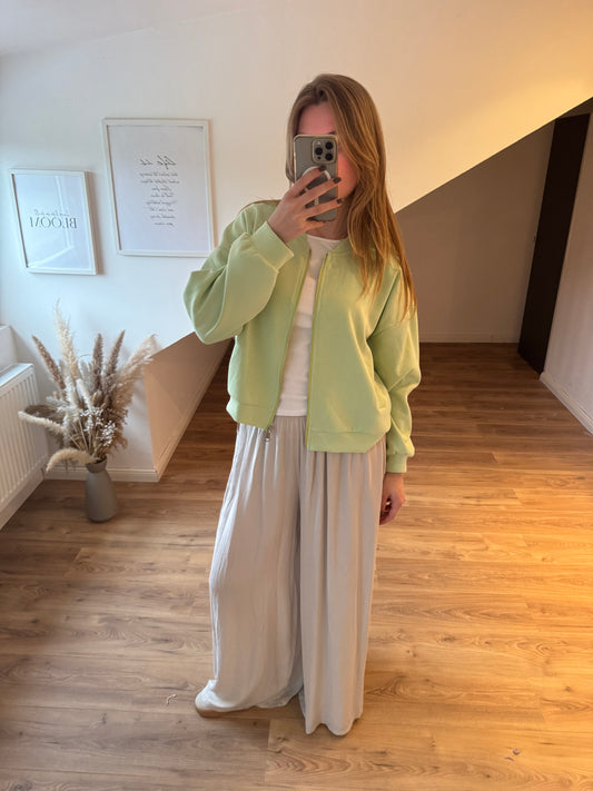 Sweatshirt Jacke "Willy"Grün