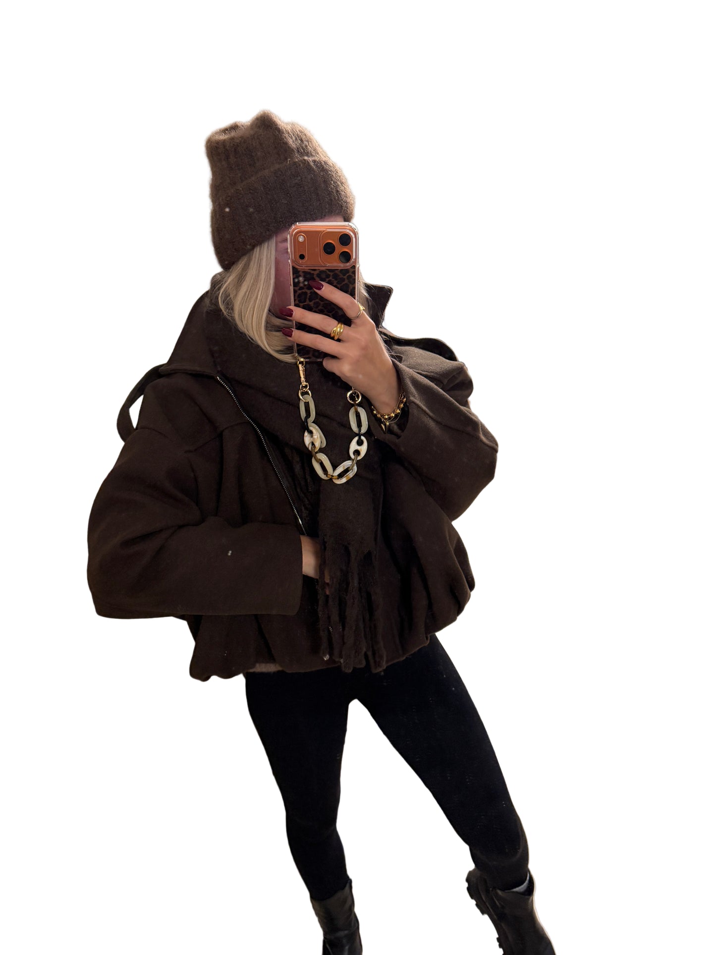 Jacke “Zita“ Dunkelbraun