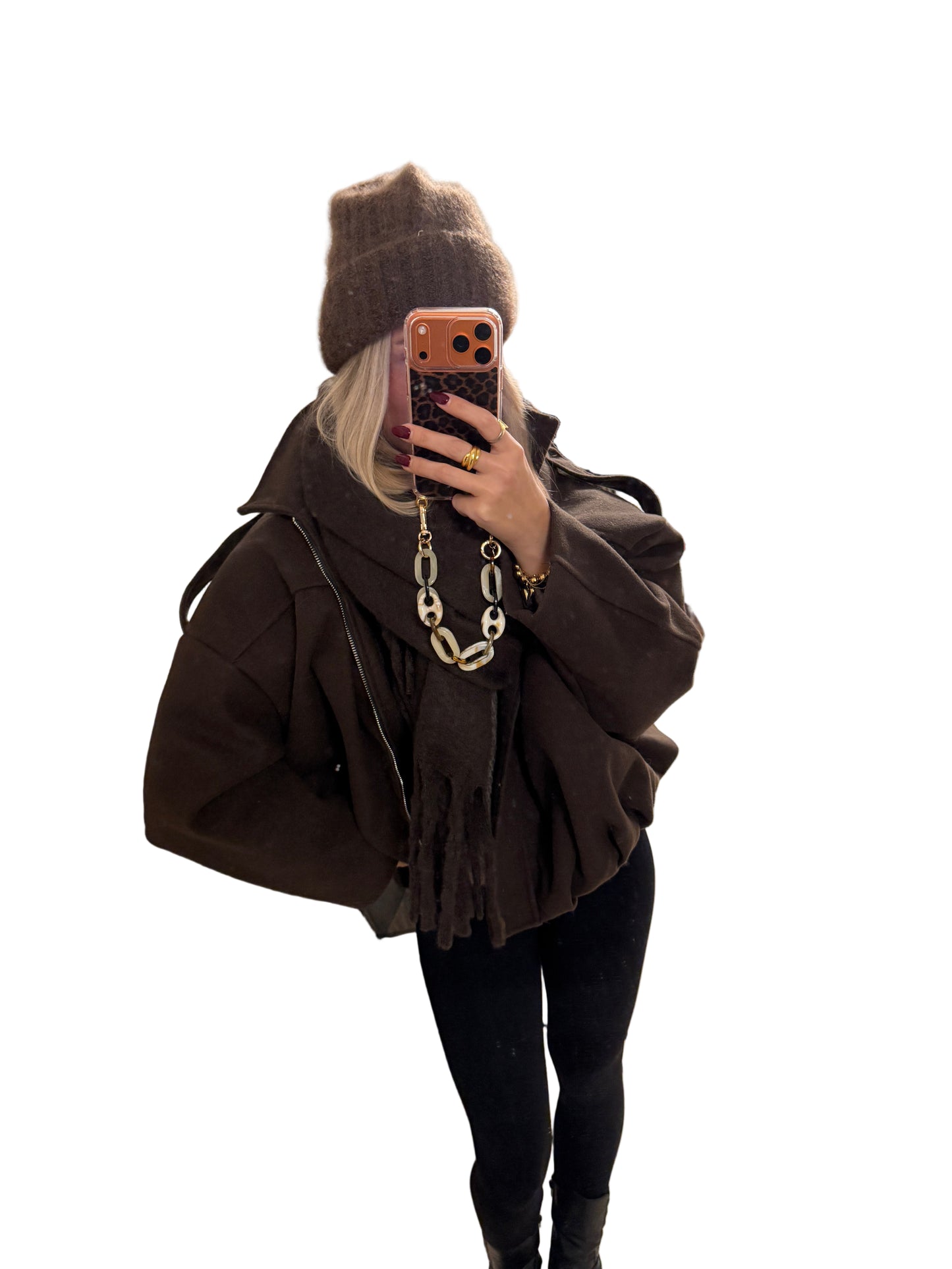 Jacke “Zita“ Dunkelbraun