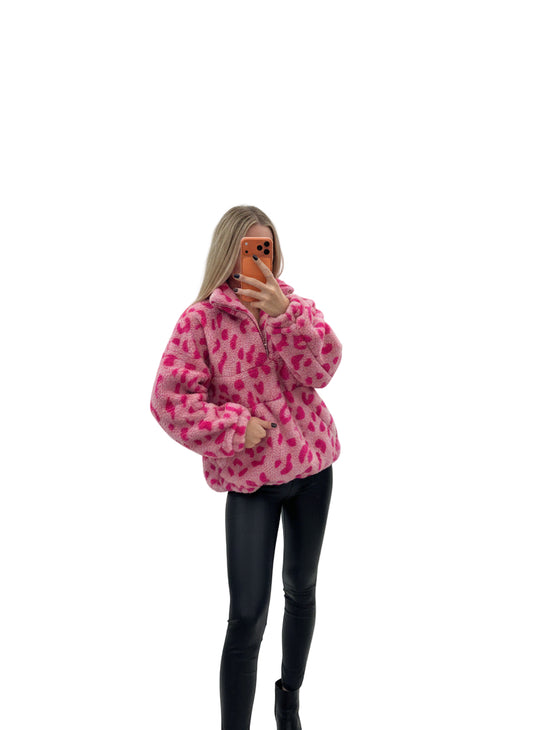 Pullover ”Leo Crash“ Pink