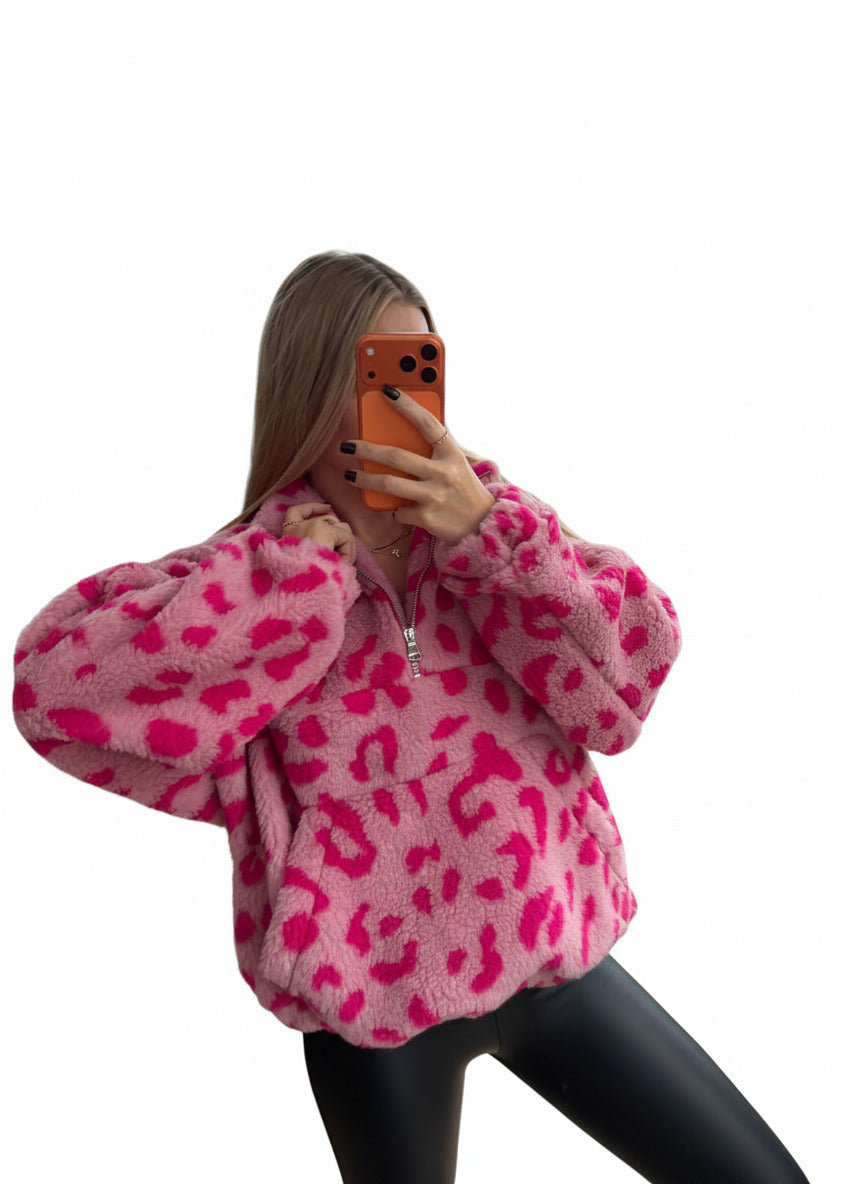 Pullover ”Leo Crash“ Pink