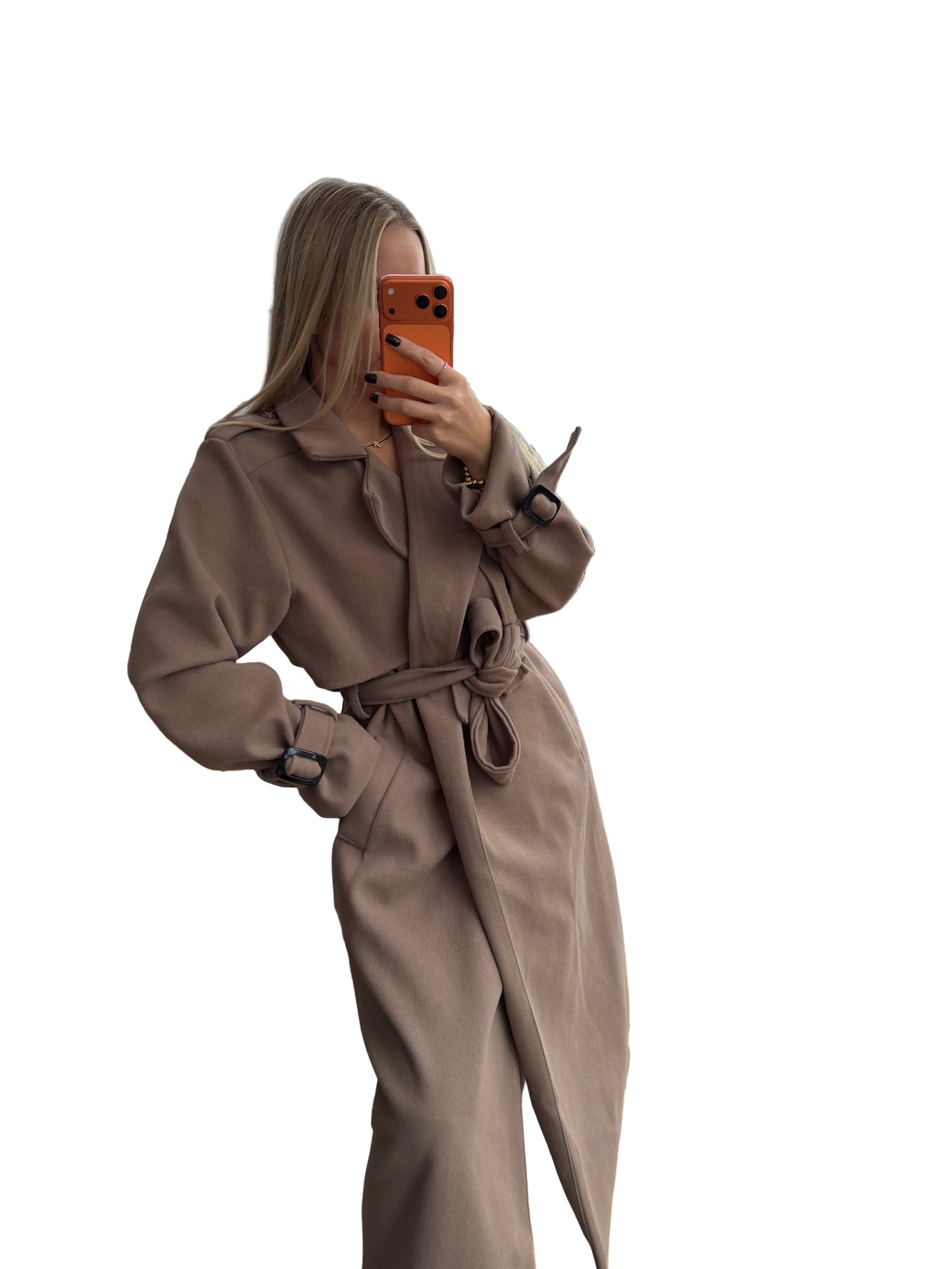 Mantel ”Wero” Taupe