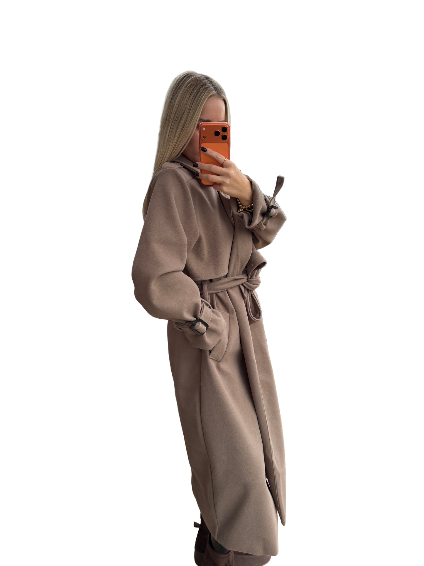 Mantel ”Wero” Taupe