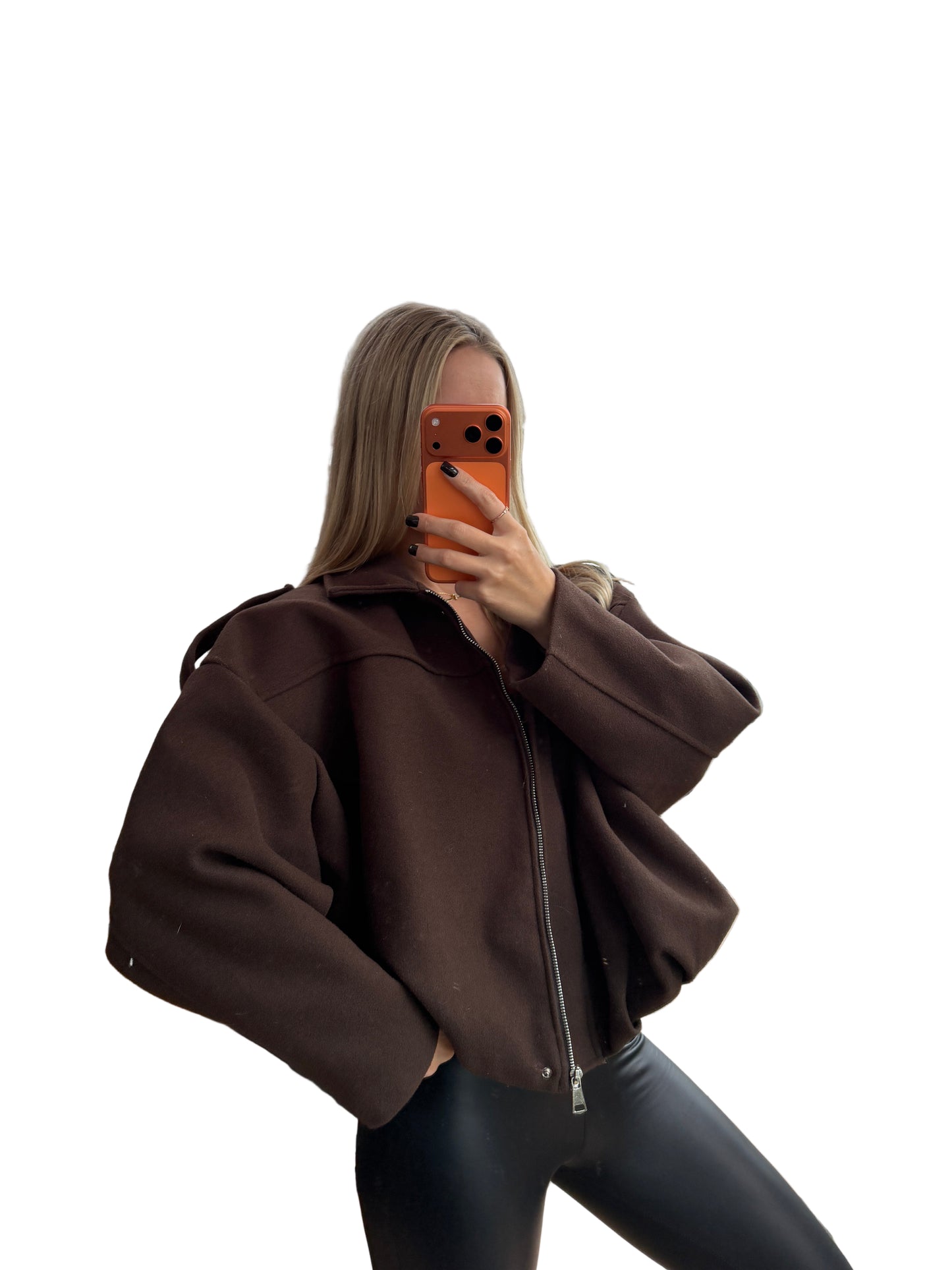 Jacke “Zita“ Dunkelbraun