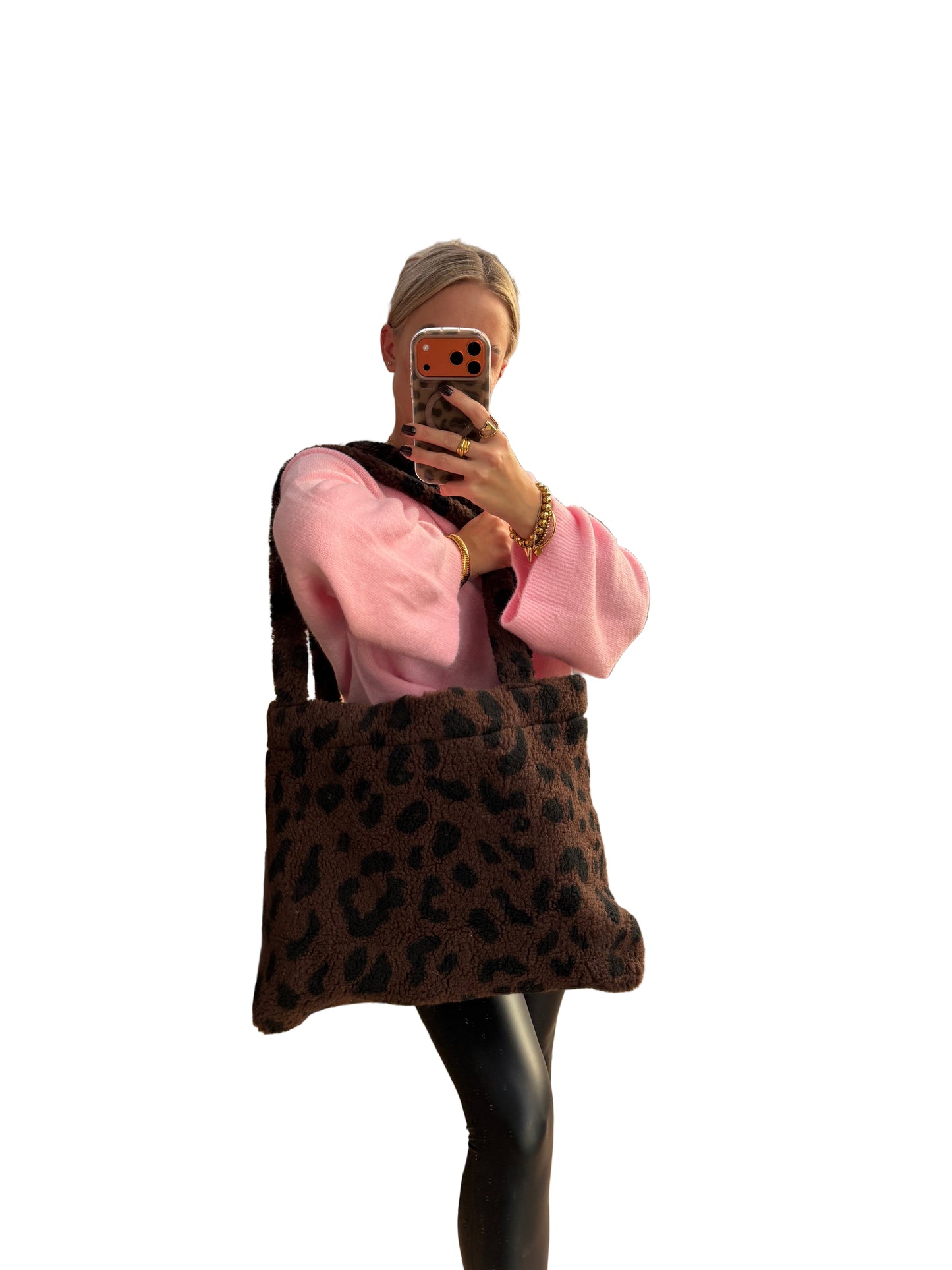 Leo Teddy Tasche Dunkelbraun