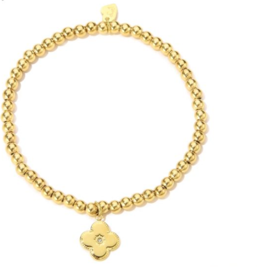 Armband Kleeblatt Gold