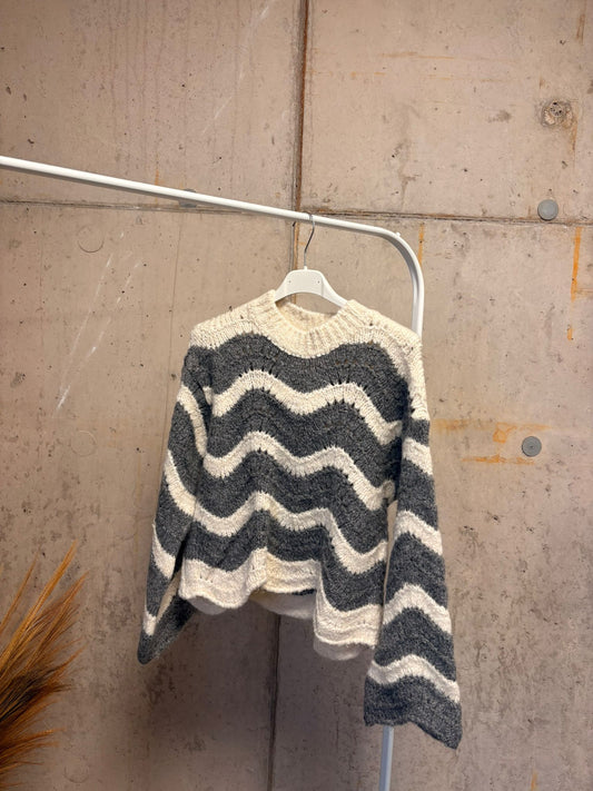 Dreamwave Pullover Grau Beige